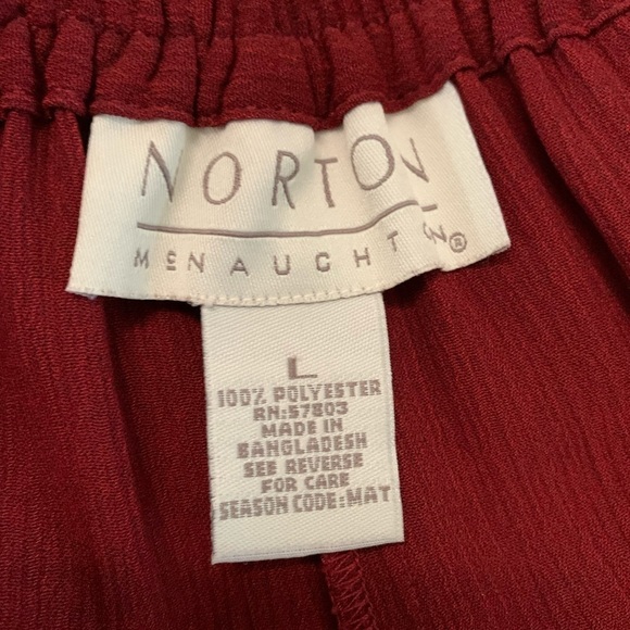 Norton McNaughton Palazzo Long Pants Size Large - Picture 6 of 13